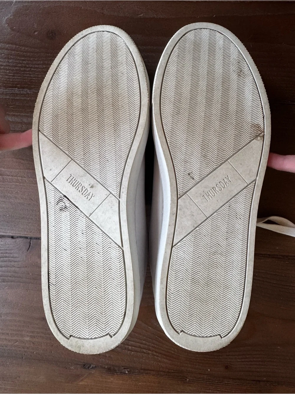 Thursday Boot Co Everyday White Leather Sneakers size 8.5